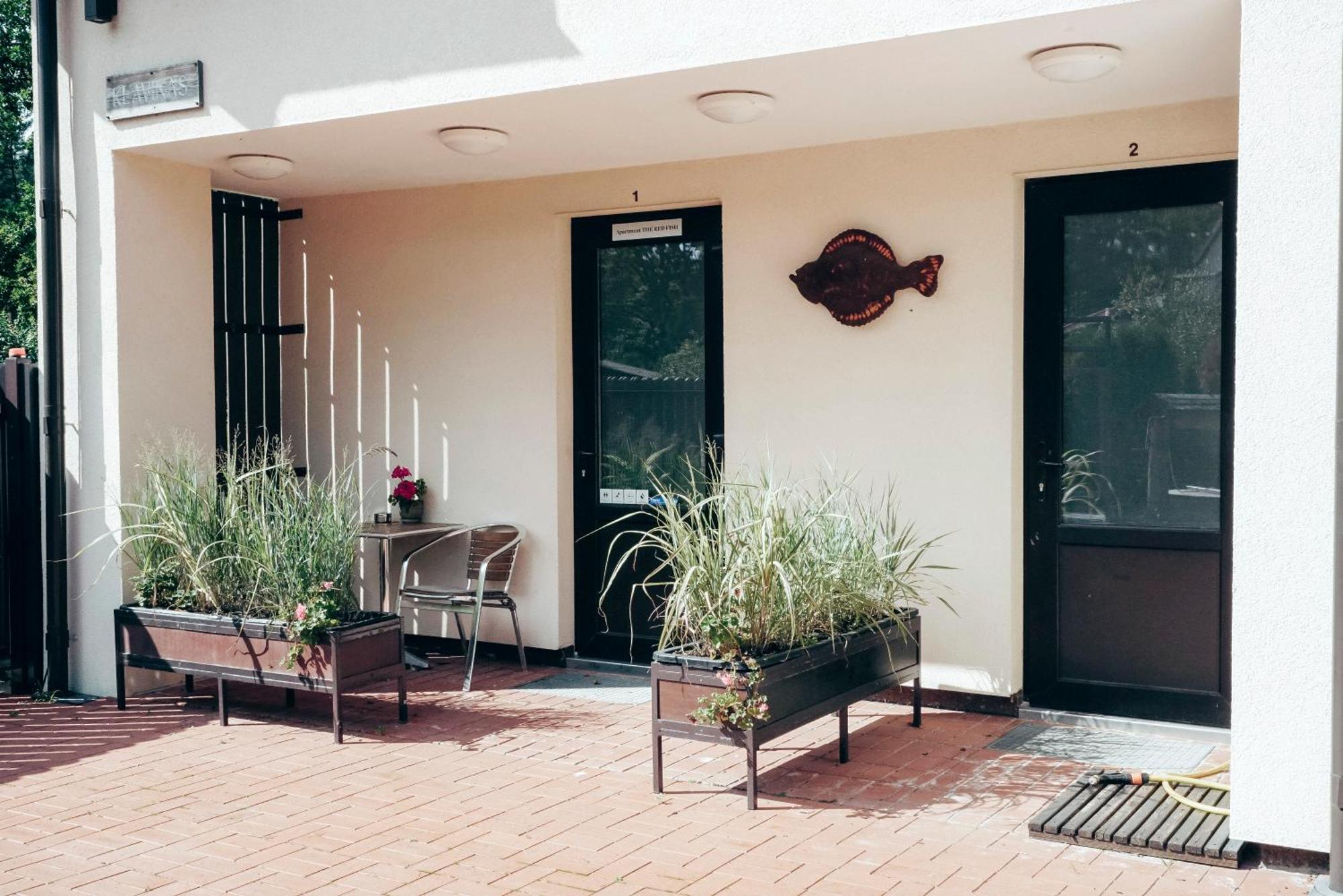 Seaside Studio Apartment The Red Fish Apsuciems Exterior photo
